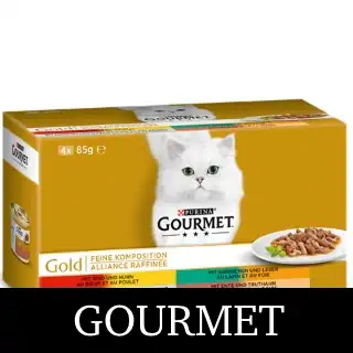 Feine Komposition Gourmet gold katzenfutter